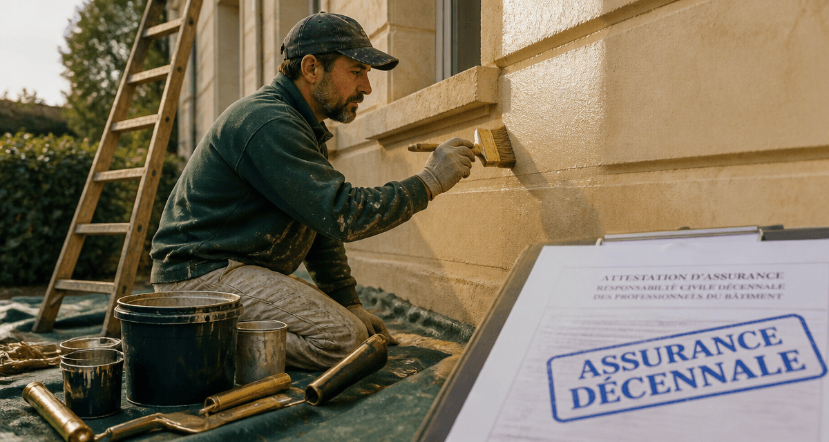 décennale peinture peintre façade document officiel