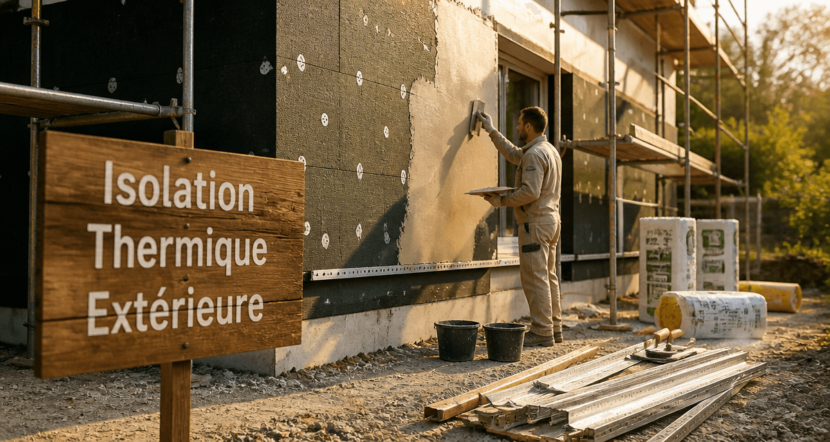 entreprise ITE appliquant isolation thermique extérieure