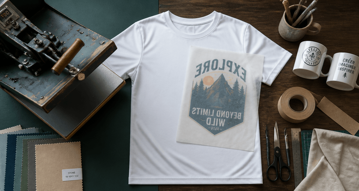Thermique par sublimation t-shirt polyester presse à chaud
