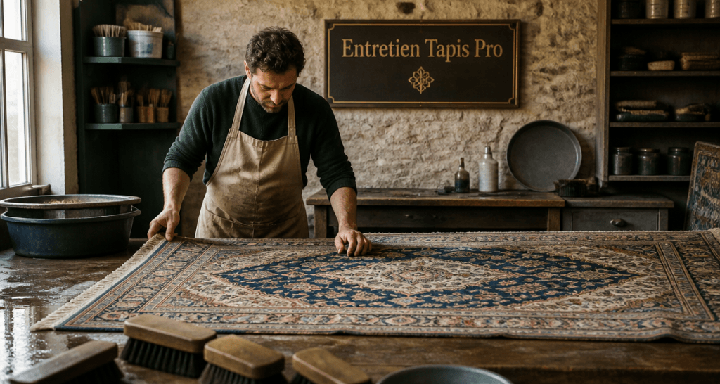 ou faire nettoyer un tapis atelier professionnel