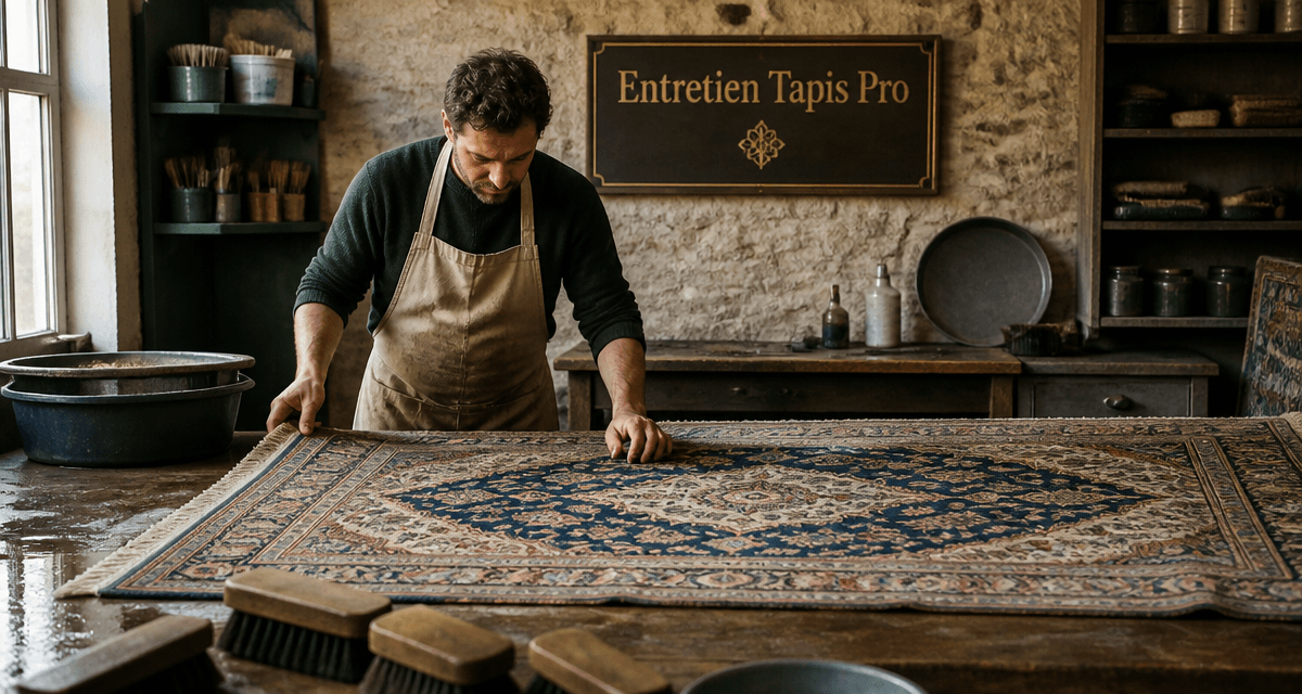 ou faire nettoyer un tapis atelier professionnel