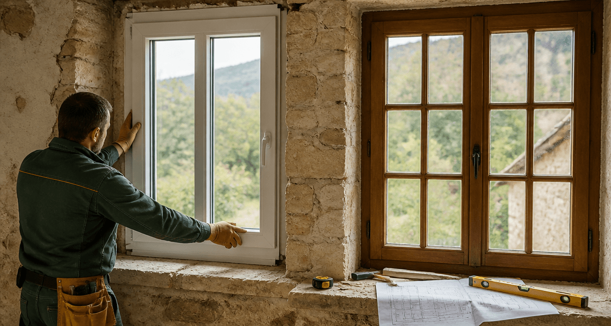 pvc ou bois pour les fenetres artisan pose deux fenêtres