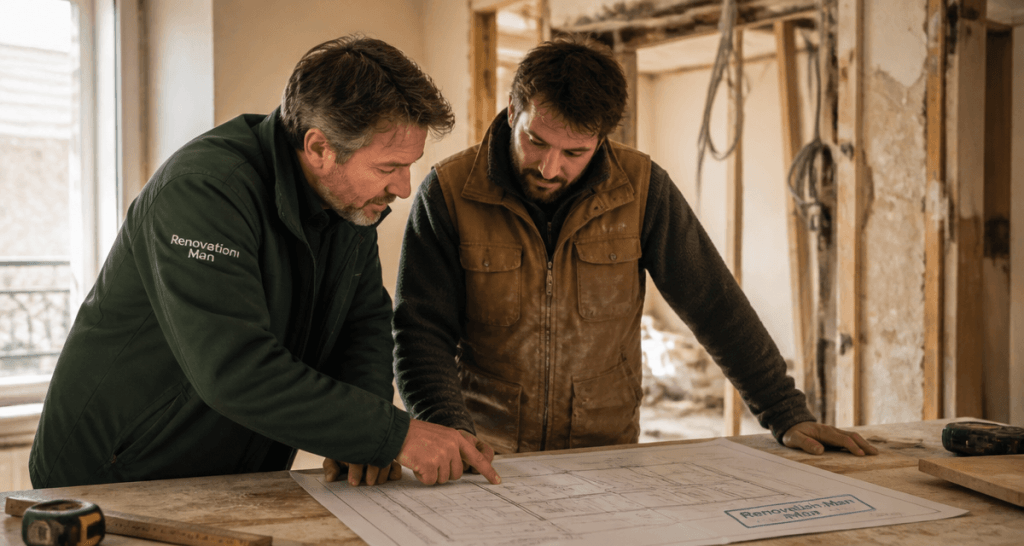 renovation man avis expert et artisan sur chantier
