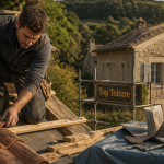 Top Toiture couvreur pose tuiles chantier