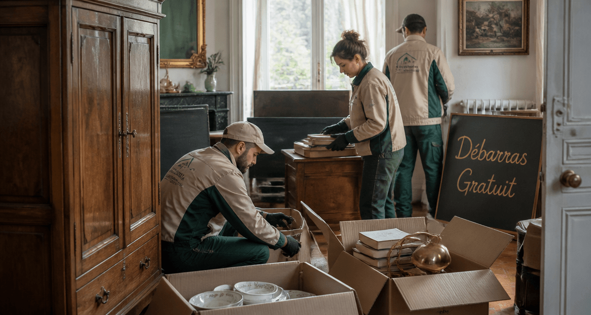 Vider une maison gratuitement équipe débarras