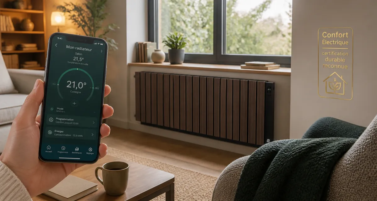 chauffage individuel electrique radiateur inertie application