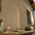 Crépi ou enduit extérieur : façade enduite et crépie