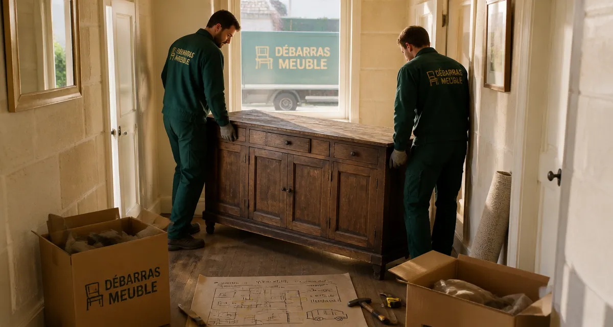 debarras meuble déménageurs buffet