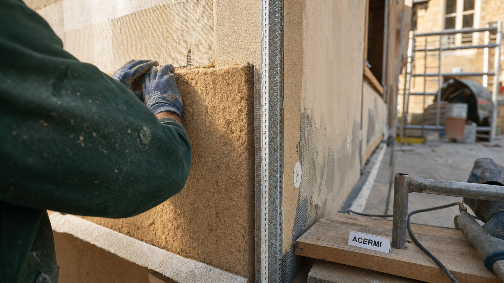 Meilleur isolant exterieur : fibre de bois pour l’isolation de façade en chantier