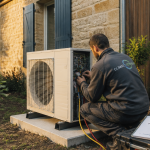 pompe à chaleur clim réversible prix technicien chantier