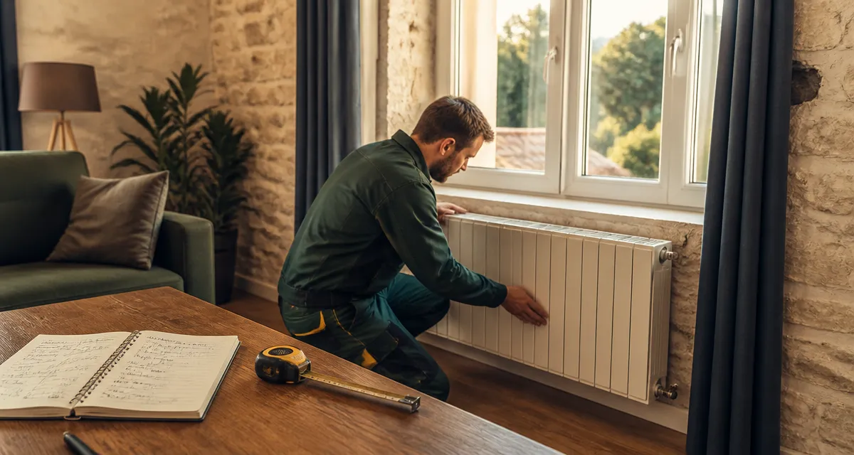 quelle puissance radiateur par m2 technicien ajuste radiateur salon