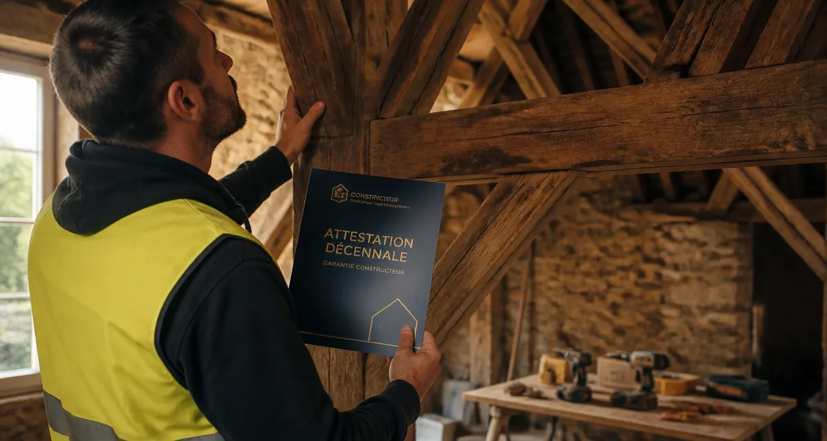 travauxnow garantie décennale attestation sur chantier