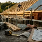 Tuile prix m2 : budget et pose sur chantier