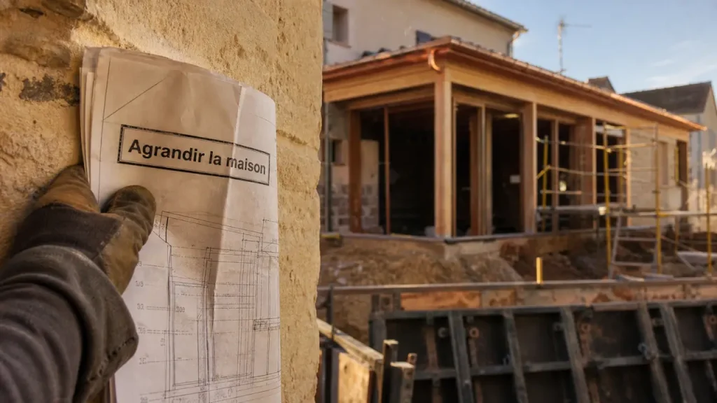 Agrandir la maison sans déménager : surfaces, budget et autorisations à cadrer