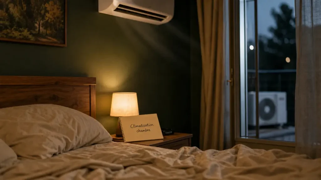 Climatisation chambre silencieuse pour un confort nocturne