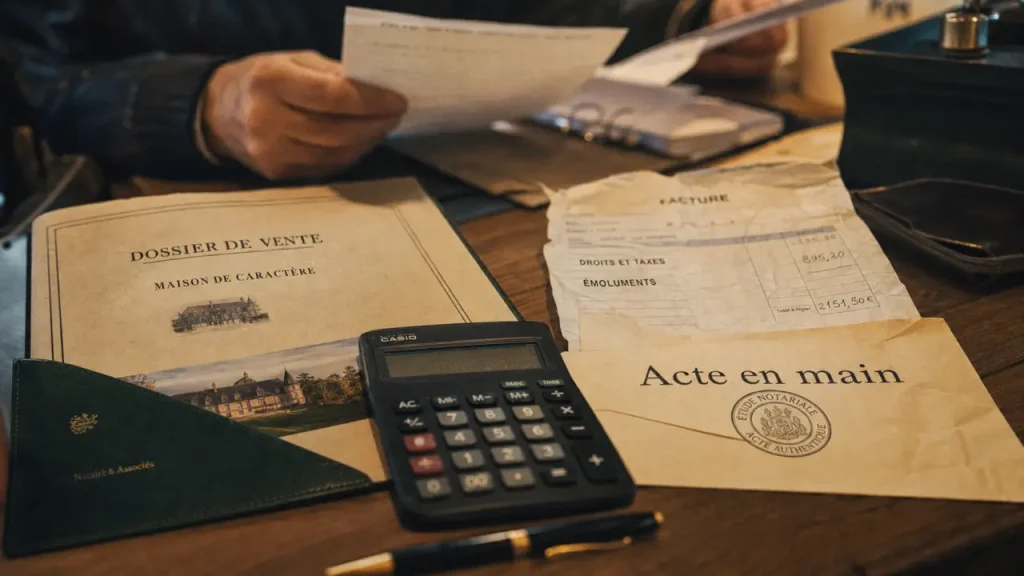 Qui paie les frais de notaire : dossier, facture et acte en main pour l’achat immobilier