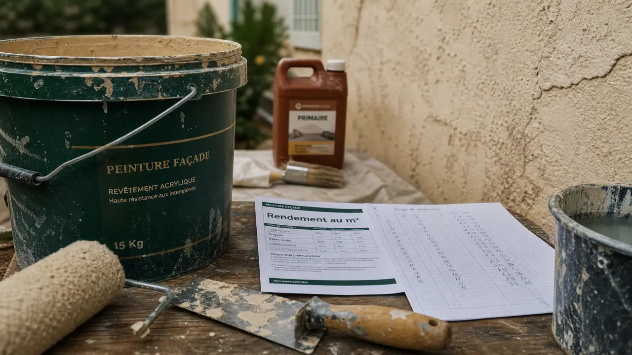 Peinture Murfill façade prix 15 kg, rendement au m²