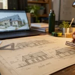 Plan toiture avec cotes CERFA et vue 3D pour éviter le refus
