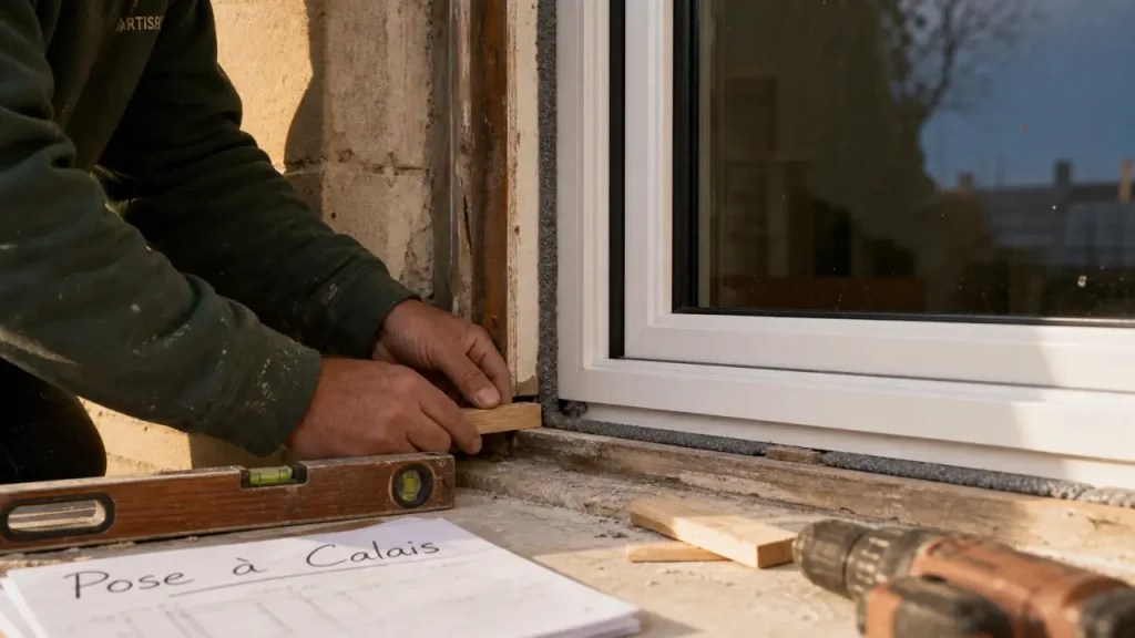Pose de porte-fenêtre en rénovation à Calais : poser sur dormant ou repartir à neuf ?