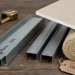 Rails pour placo R48 et BA13 pour cloison 72/48