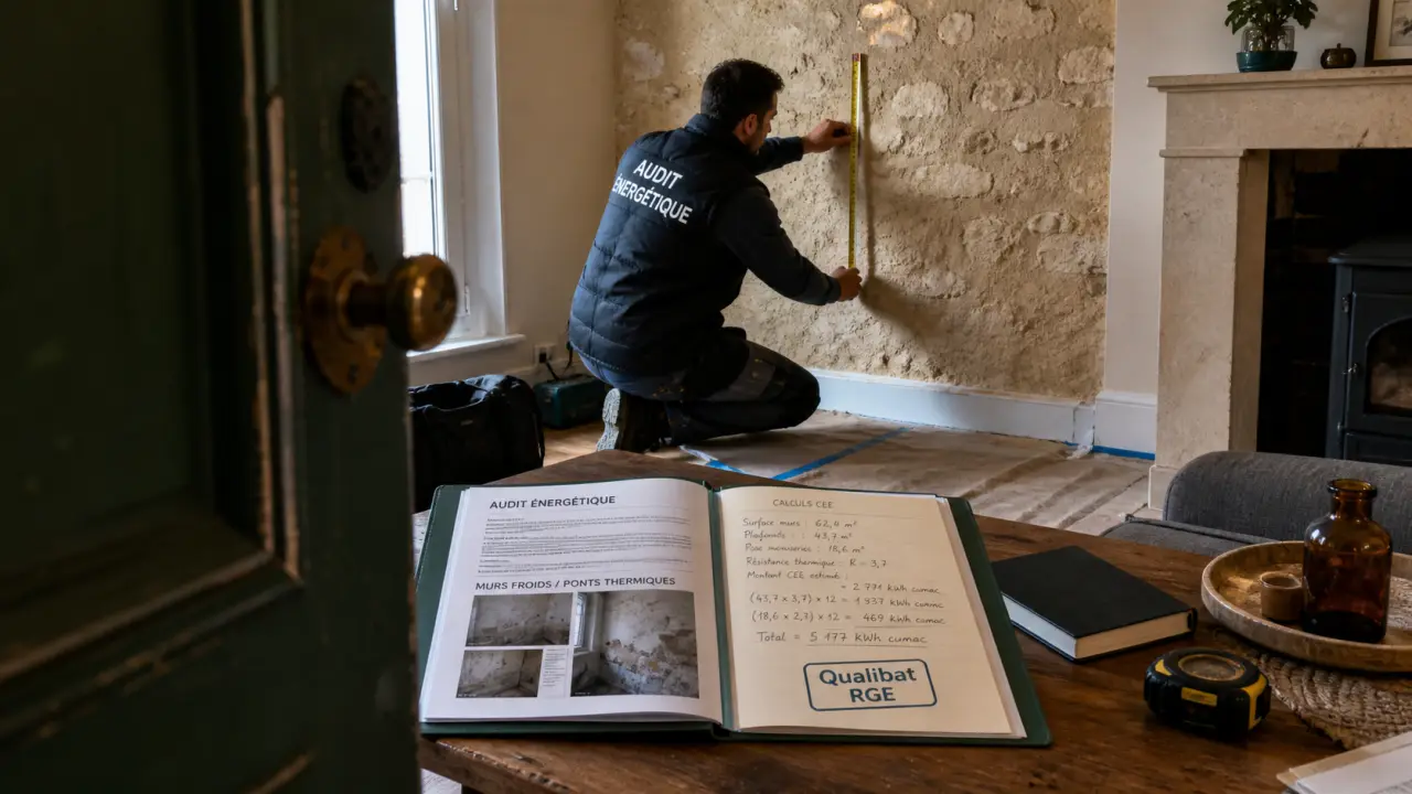 Rive eco isolation : audit CEE et contrôle Qualibat RGE avant travaux