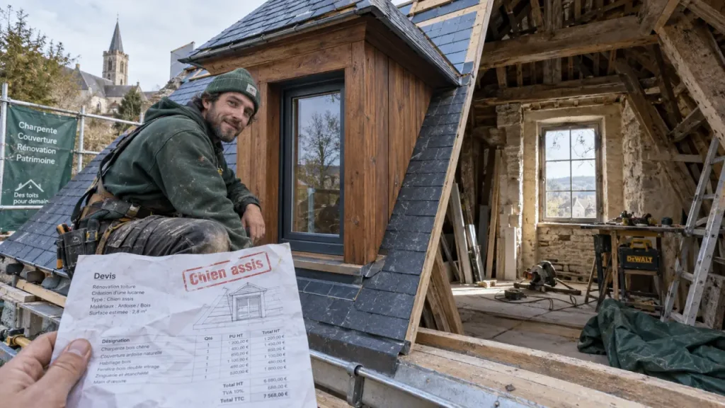 Chien assis ou Velux : plus de vue et de volume, mais des travaux plus lourds