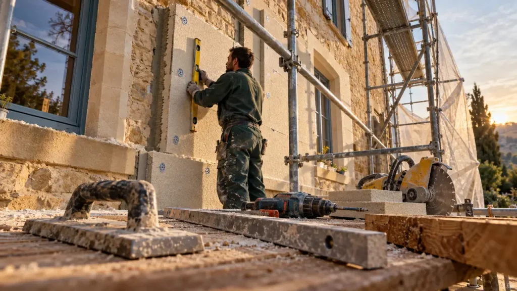 Isolation par l’extérieur soi-même : l’économie se joue aussi autour des fenêtres